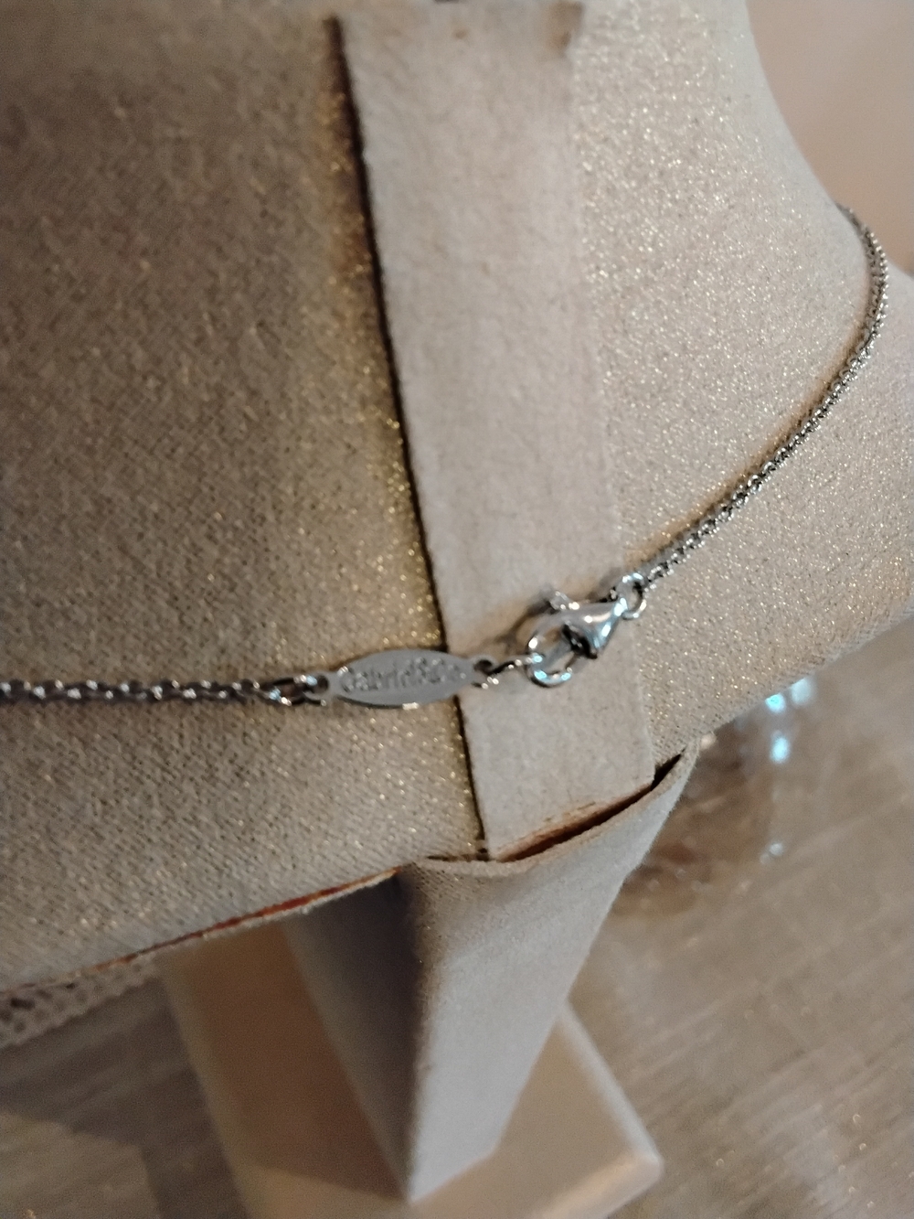 Sterling Silver Twisted Pendant Necklace - Elegant Silver Women's Jewelry - Picture 4 of 8